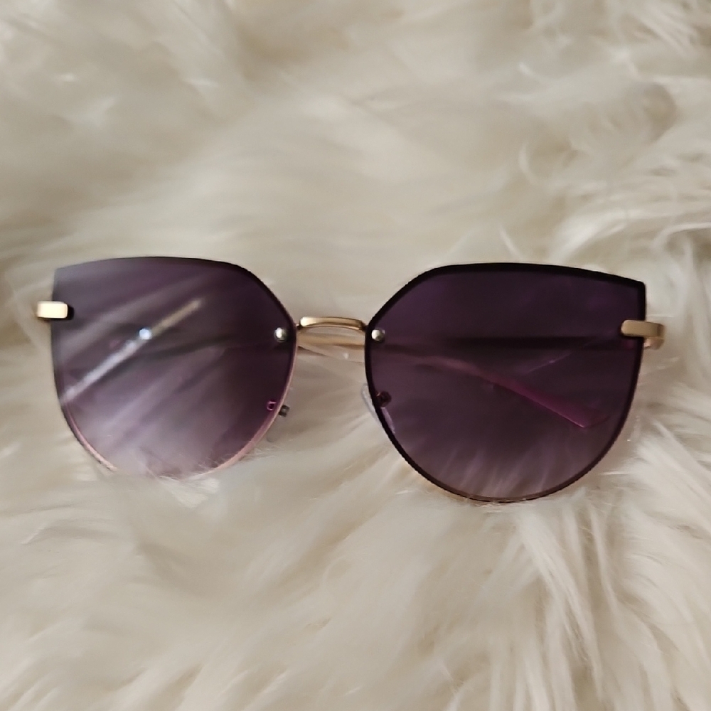 Othr Gold and Purple Sunglasses